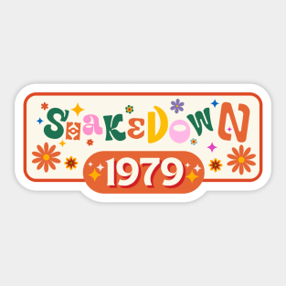 Shakedown 1979 Sticker